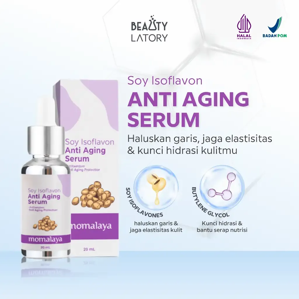 MOMALAYA - Soy Isoflavon Anti Aging Serum